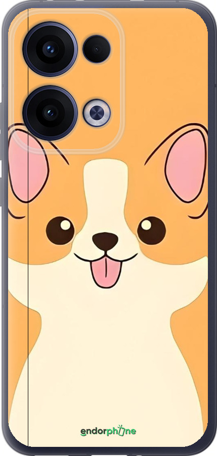 Силиконовый чехол Милый пес для Oppo Reno13 5G - 6296u-3944 изображение 