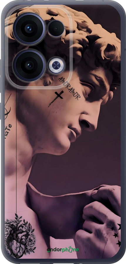 Силіконовий чехол Давид для Oppo Reno13 5G - 6302u-3944 изображение 