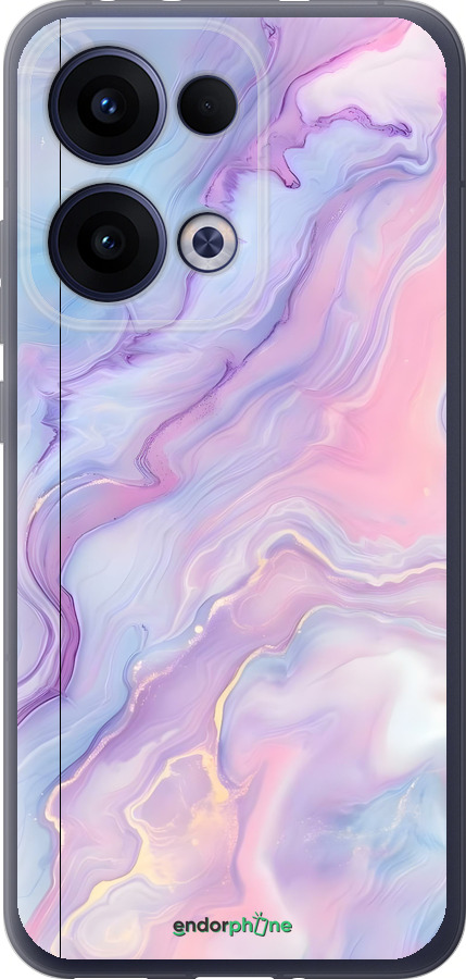 Силиконовый чехол Нежный мрамор для Oppo Reno13 5G - 6310u-3944 изображение 