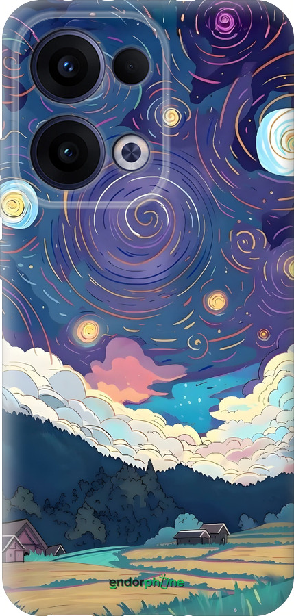 Силиконовый чехол Креативный арт для Oppo Reno13 5G - 6322u-3944 изображение 