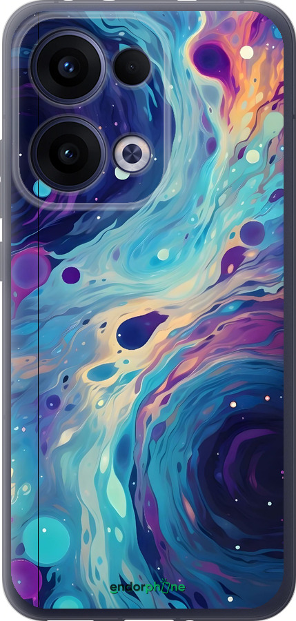 Силиконовый чехол Арт акварель для Oppo Reno13 5G - 6329u-3944 изображение 