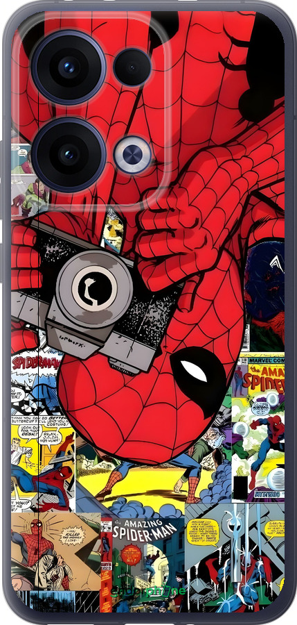 Силиконовый чехол Человек паук 2 для Oppo Reno13 5G - 6333u-3944 изображение 