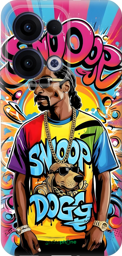 Силіконовий чехол Снуп дог для Oppo Reno13 5G - 6348u-3944 изображение 
