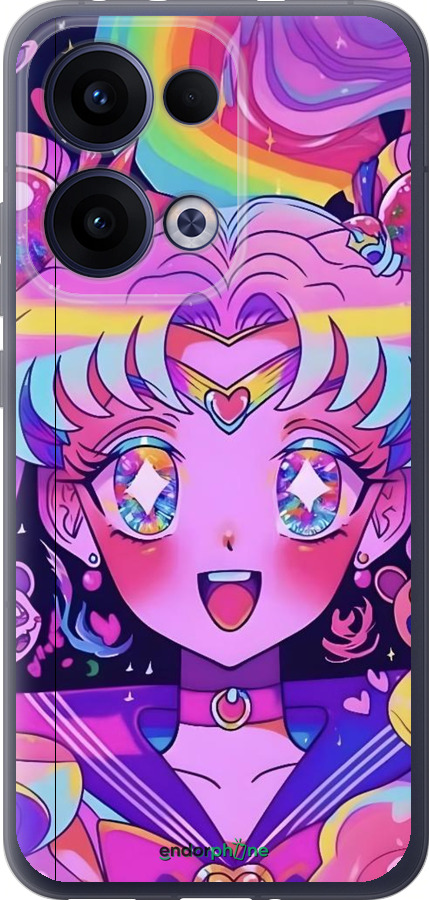 Силиконовый чехол Сейлор Мун 3 для Oppo Reno13 5G - 6352u-3944 изображение 