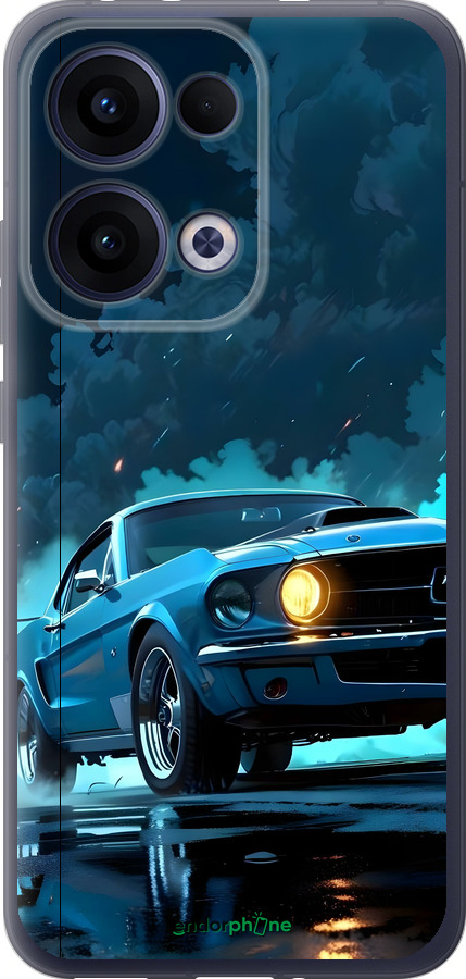 Силиконовый чехол Форд мустанг для Oppo Reno13 5G - 6374u-3944 изображение 