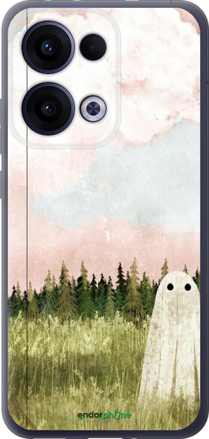 Силиконовый чехол Привидение для Oppo Reno13 5G - 6401u-3944 изображение 