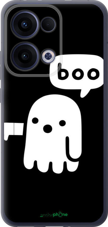 Силиконовый чехол Призрак Неодобрения для Oppo Reno13 5G - 6431u-3944 изображение 