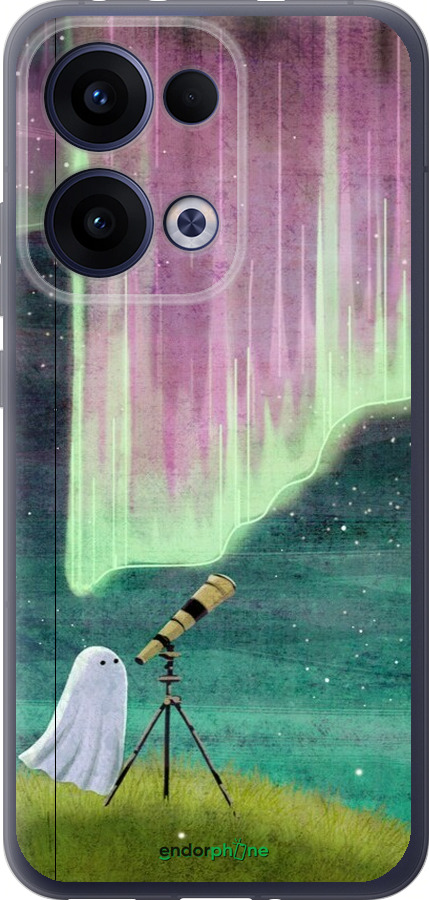 Силіконовий чехол Привид та зірки для Oppo Reno13 5G - 6443u-3944 изображение 