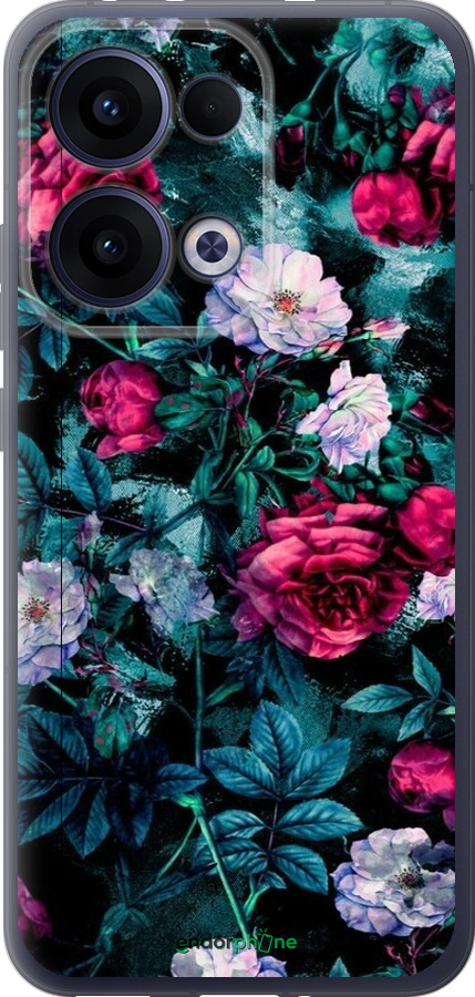 Силиконовый чехол Сад и розы для Oppo Reno13 5G - 6483u-3944 изображение 