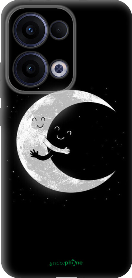 Силиконовый чехол Лунные объятия для Oppo Reno13 5G - 6508u-3944 изображение 