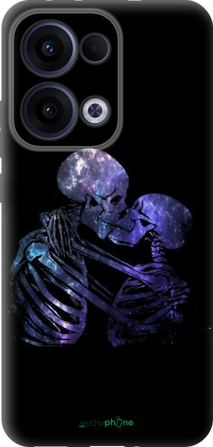 Силіконовий чехол Із зображенням скелета для Oppo Reno13 5G - 6537u-3944 изображение 
