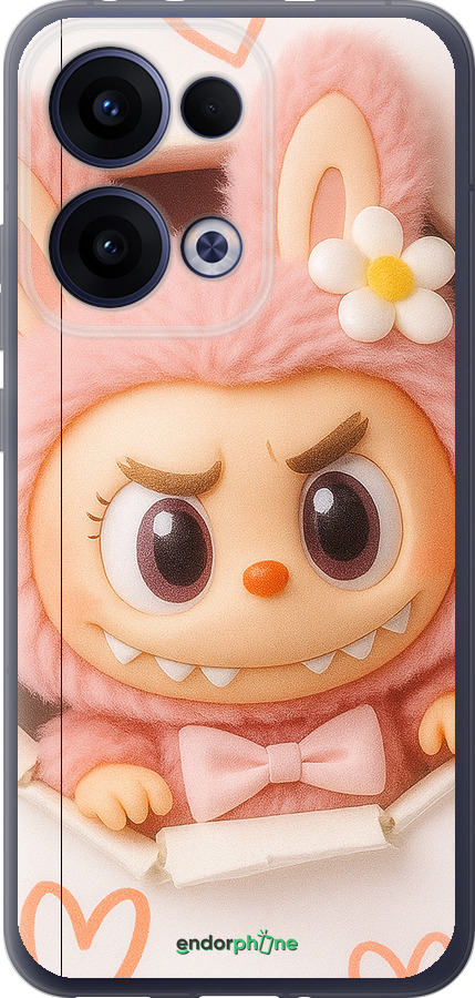 Силиконовый чехол Лабубу 2 для Oppo Reno13 5G - 6710u-3944 изображение 