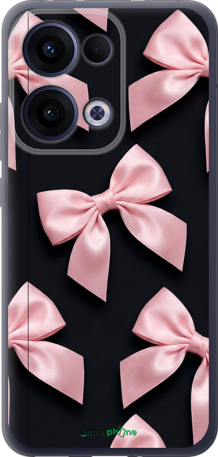 Силиконовый чехол Coquette Ribbons Dark Coquette для Oppo Reno13 5G - 6767u-3944 изображение 