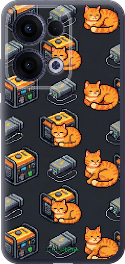 Силиконовый чехол Autonomous Zone для Oppo Reno13 5G - 6771u-3944 изображение 