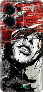 Силіконовий чехол Обличчя дівчини для Oppo Reno13 F 5G / Reno13 F 4G - 1162u-3955 изображение 