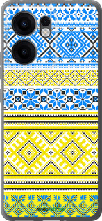 Силиконовый чехол Вышиванка 40 для Oppo Reno13 F 5G / Reno13 F 4G - 1174u-3955 изображение 