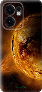 Силиконовый чехол Жёлтый Сатурн для Oppo Reno13 F 5G / Reno13 F 4G - 170u-3955 изображение 