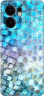 Силиконовый чехол Переливающаяся чешуя для Oppo Reno13 F 5G / Reno13 F 4G - 227u-3955 изображение 