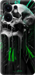 Силиконовый чехол Череп-часы для Oppo Reno13 F 5G / Reno13 F 4G - 4100u-3955 изображение 