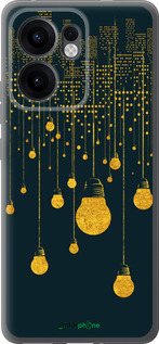 Силиконовый чехол Иллюстрация ночного города для Oppo Reno13 F 5G / Reno13 F 4G - 4162u-3955 изображение 