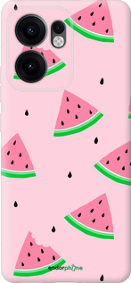 Силиконовый чехол Розовый арбуз для Oppo Reno13 F 5G / Reno13 F 4G - 4314u-3955 изображение 