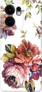 Силіконовий чехол Vintage flowers для Oppo Reno13 F 5G / Reno13 F 4G - 4333u-3955 изображение 