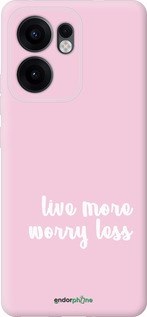 Силиконовый чехол Живи больше для Oppo Reno13 F 5G / Reno13 F 4G - 4347u-3955 изображение 