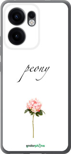 Силиконовый чехол Пион для Oppo Reno13 F 5G / Reno13 F 4G - 4366u-3955 изображение 