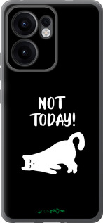 Силиконовый чехол Уставший кот для Oppo Reno13 F 5G / Reno13 F 4G - 4535u-3955 изображение 