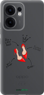 Силиконовый чехол Женщина для Oppo Reno13 F 5G / Reno13 F 4G - 4599u-3955 изображение 