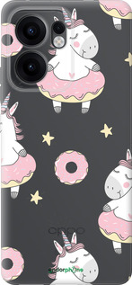 Силіконовий чехол Єдиноріжки для Oppo Reno13 F 5G / Reno13 F 4G - 4659u-3955 изображение 