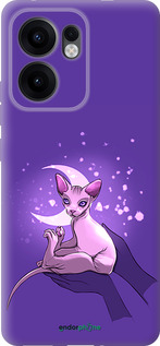 Силиконовый чехол Кот2 для Oppo Reno13 F 5G / Reno13 F 4G - 4676u-3955 изображение 