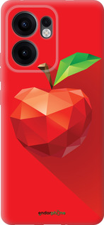 Силиконовый чехол Яблоко для Oppo Reno13 F 5G / Reno13 F 4G - 4696u-3955 изображение 
