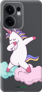 Силиконовый чехол Единорог для Oppo Reno13 F 5G / Reno13 F 4G - 4702u-3955 изображение 