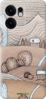 Силиконовый чехол Сказочные холмы для Oppo Reno13 F 5G / Reno13 F 4G - 4749u-3955 изображение 