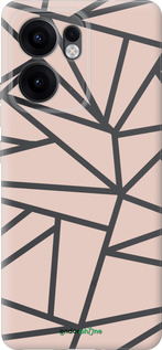 Силиконовый чехол Абстракция 2 для Oppo Reno13 F 5G / Reno13 F 4G - 4872u-3955 изображение 