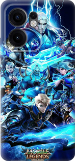 Силиконовый чехол № 5374 для Oppo Reno13 F 5G / Reno13 F 4G - 5374u-3955 изображение 