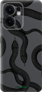 Силиконовый чехол Змеи для Oppo Reno13 F 5G / Reno13 F 4G - 5473u-3955 изображение 