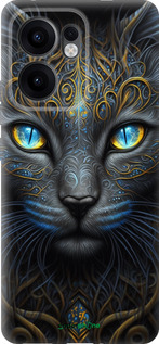 Силиконовый чехол Кошка для Oppo Reno13 F 5G / Reno13 F 4G - 5548u-3955 изображение 