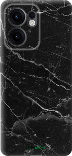 Силиконовый чехол Черный мрамор v2 для Oppo Reno13 F 5G / Reno13 F 4G - 5568u-3955 изображение 