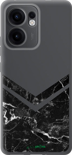 Силиконовый чехол Мраморный шеврон для Oppo Reno13 F 5G / Reno13 F 4G - 5570u-3955 изображение 