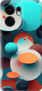 Силиконовый чехол Горошек абстракция для Oppo Reno13 F 5G / Reno13 F 4G - 5608u-3955 изображение 