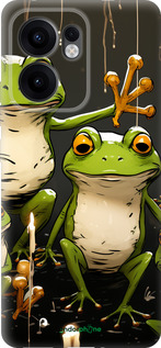 Силиконовый чехол Жабки 2 для Oppo Reno13 F 5G / Reno13 F 4G - 5657u-3955 изображение 