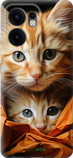 Силіконовий чехол Котики 2 для Oppo Reno13 F 5G / Reno13 F 4G - 5664u-3955 изображение 