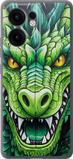 Силиконовый чехол 'Зелёный дракон' для Oppo Reno13 F 5G / Reno13 F 4G изображение 4