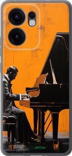 Силиконовый чехол Чехол для телефона Мужчина за Роялем для Oppo Reno13 F 5G / Reno13 F 4G - 5938u-3955 изображение 