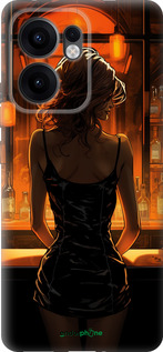 Силиконовый чехол Чехол для телефона Девушка в баре для Oppo Reno13 F 5G / Reno13 F 4G - 5947u-3955 изображение 