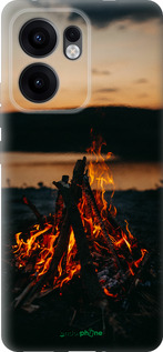 Силиконовый чехол Огонь для Oppo Reno13 F 5G / Reno13 F 4G - 6021u-3955 изображение 