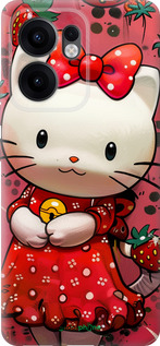 Силіконовий чехол hello kitty1 для Oppo Reno13 F 5G / Reno13 F 4G - 6036u-3955 изображение 