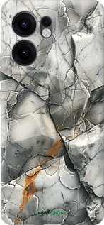 Силиконовый чехол Серый мрамор для Oppo Reno13 F 5G / Reno13 F 4G - 6041u-3955 изображение 